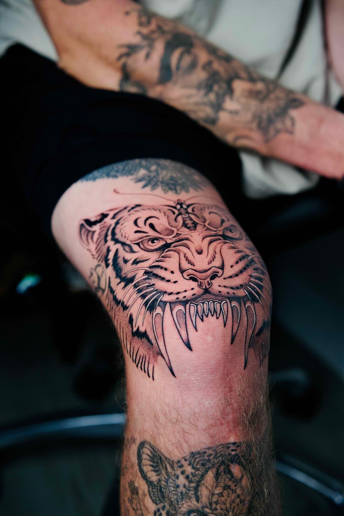 Black and gray realism tattoo - GlebIsFineTattoo San Diego