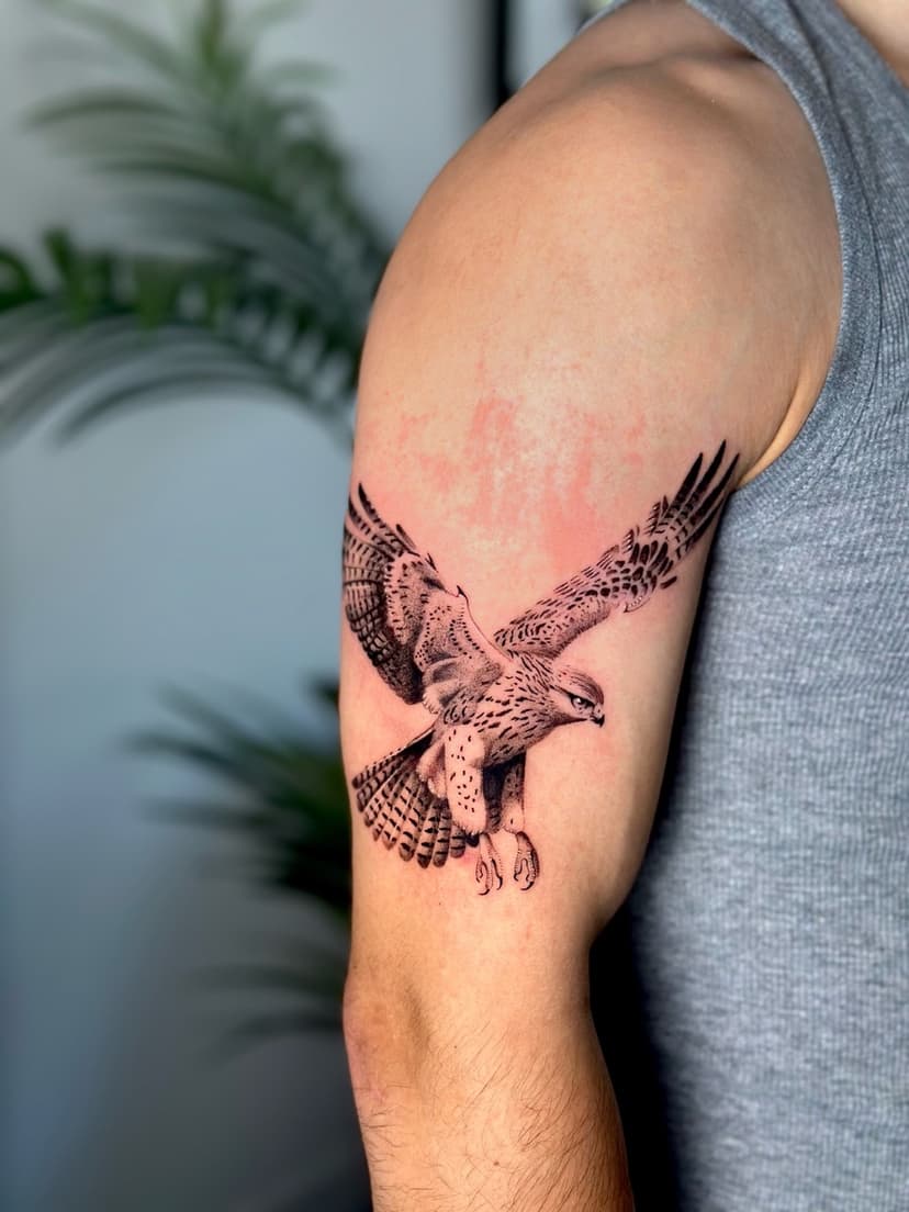 Fine Line Tattoo Design - Professional Black and Gray Work